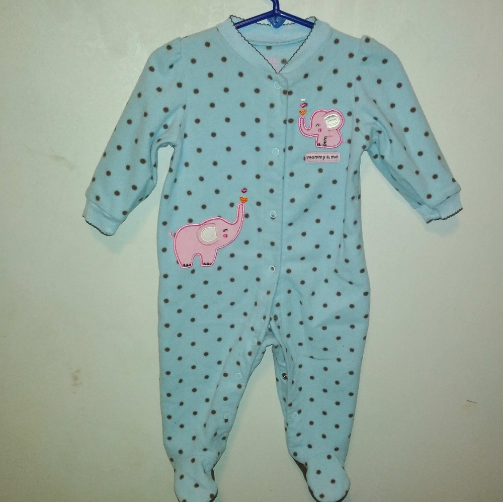 Footed long sleeve onesies